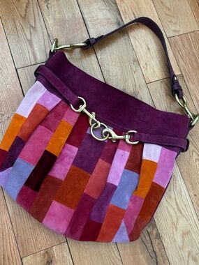 Vintage Suede Coach Purse